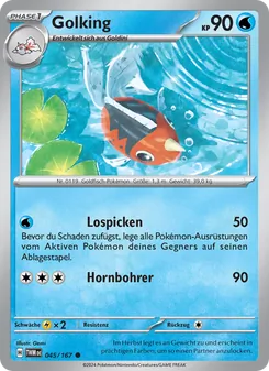 Karte Golking aus Maskerade im Zwielicht, Nummer 045/167