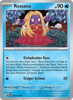 Karte Rossana aus Maskerade im Zwielicht, Nummer 046/167