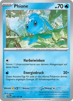 Karte Phione aus Maskerade im Zwielicht, Nummer 055/167