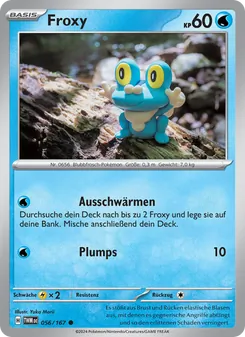 Karte Froxy aus Maskerade im Zwielicht, Nummer 056/167