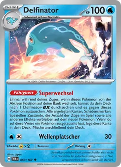 Karte Delfinator aus Maskerade im Zwielicht, Nummer 060/167