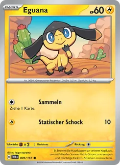 Karte Eguana aus Maskerade im Zwielicht, Nummer 070/167