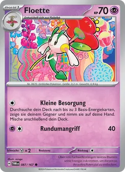 Karte Floette aus Maskerade im Zwielicht, Nummer 087/167