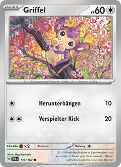 Karte Griffel aus Maskerade im Zwielicht, Nummer 137/167