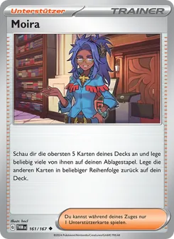 Karte Moira aus Maskerade im Zwielicht, Nummer 161/167