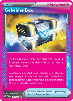 Karte Geheime Box aus Maskerade im Zwielicht, Nummer 163/167
