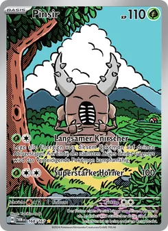 Karte Pinsir aus Maskerade im Zwielicht, Nummer 168/167