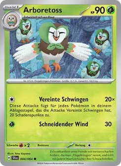 Karte Arboretoss aus Nebel der Sagen, Nummer 004/64