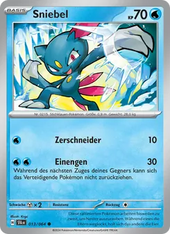 Karte Sniebel aus Nebel der Sagen, Nummer 013/64