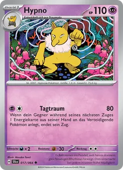 Karte Hypno aus Nebel der Sagen, Nummer 017/64