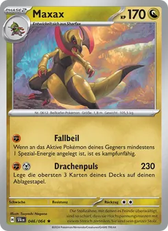 Karte Maxax aus Nebel der Sagen, Nummer 046/64