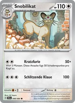 Karte Snobilikat aus Nebel der Sagen, Nummer 049/64