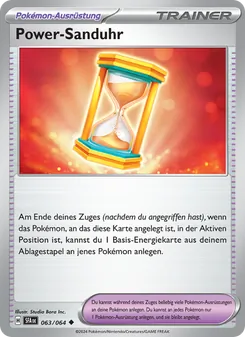 Karte Power-Sanduhr aus Nebel der Sagen, Nummer 063/64
