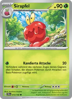 Karte Sirapfel aus Stellarkrone, Nummer 013/142