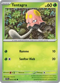Karte Tentagra aus Stellarkrone, Nummer 017/142