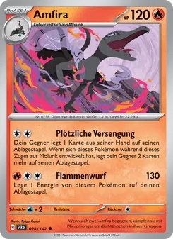 Karte Amfira aus Stellarkrone, Nummer 024/142