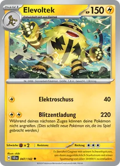 Karte Elevoltek aus Stellarkrone, Nummer 047/142