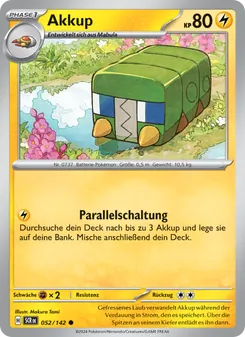 Karte Akkup aus Stellarkrone, Nummer 052/142
