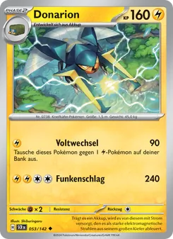 Karte Donarion aus Stellarkrone, Nummer 053/142