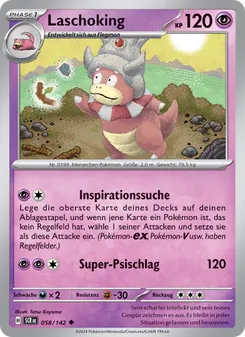 Karte Laschoking aus Stellarkrone, Nummer 058/142
