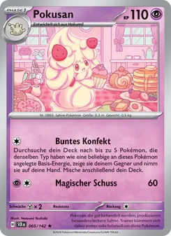 Karte Pokusan aus Stellarkrone, Nummer 065/142