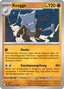 Karte Knogga aus Stellarkrone, Nummer 073/142