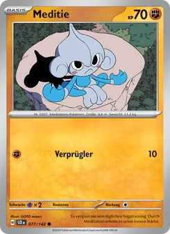 Karte Meditie aus Stellarkrone, Nummer 077/142