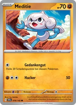 Karte Meditie aus Stellarkrone, Nummer 078/142