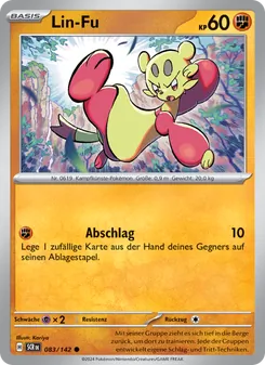 Karte Lin-Fu aus Stellarkrone, Nummer 083/142