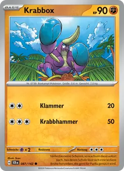 Karte Krabbox aus Stellarkrone, Nummer 087/142