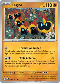Karte Legios aus Stellarkrone, Nummer 088/142