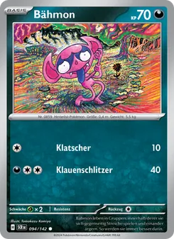 Karte Bähmon aus Stellarkrone, Nummer 094/142