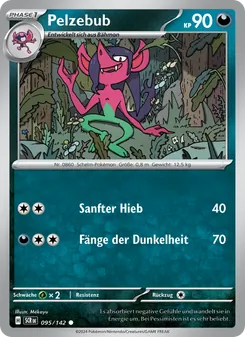 Karte Pelzebub aus Stellarkrone, Nummer 095/142