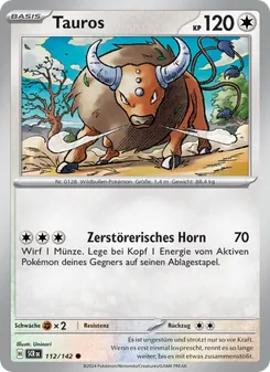Karte Tauros aus Stellarkrone, Nummer 112/142