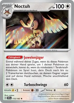 Karte Noctuh aus Stellarkrone, Nummer 115/142