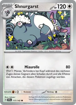 Karte Shnurgarst aus Stellarkrone, Nummer 117/142