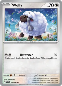 Karte Wolly aus Stellarkrone, Nummer 124/142