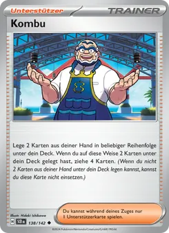 Karte Kombu aus Stellarkrone, Nummer 138/142