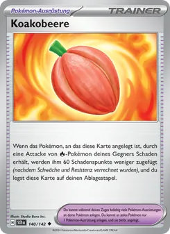 Karte Koakobeere aus Stellarkrone, Nummer 140/142