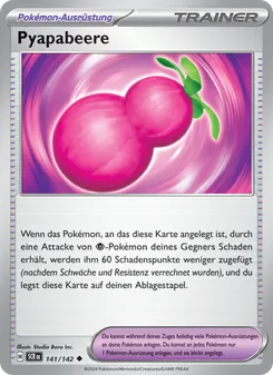 Karte Pyapabeere aus Stellarkrone, Nummer 141/142
