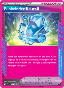 Karte Funkelnder Kristall aus Stellarkrone, Nummer 142/142