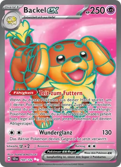 Karte Backel-ex aus Stellarkrone, Nummer 160/142