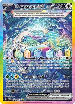 Karte Terapagos-ex aus Stellarkrone, Nummer 170/142