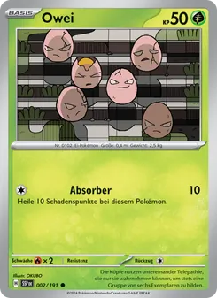 Karte Owei aus Stürmische Funken, Nummer 002/191
