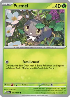 Karte Purmel aus Stürmische Funken, Nummer 005/191