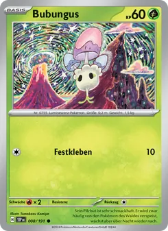 Karte Bubungus aus Stürmische Funken, Nummer 008/191