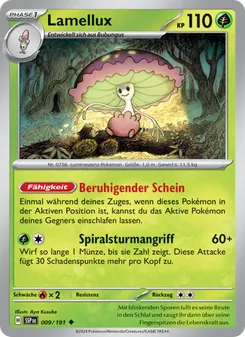 Karte Lamellux aus Stürmische Funken, Nummer 009/191
