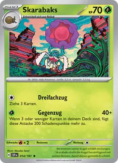 Karte Skarabaks aus Stürmische Funken, Nummer 014/191
