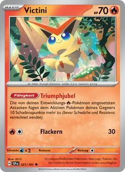 Karte Victini aus Stürmische Funken, Nummer 021/191