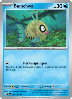 Karte Barschwa aus Stürmische Funken, Nummer 041/191